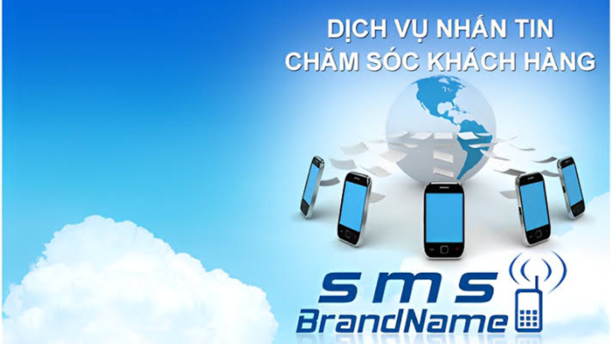 Minh hoạ dịch vụ nhắn tin chăm sóc khách hàng SMS Brandname